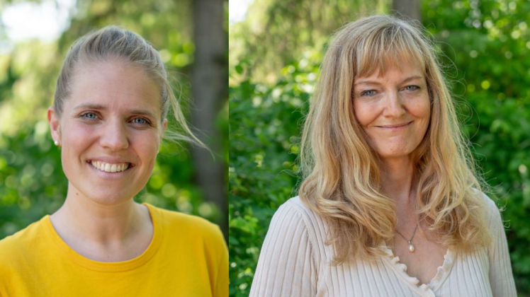 Portræt af Julie og Henriette
